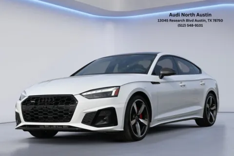 White 2024 Audi A5 Sportback S line Premium Plus for sale in Austin, TX