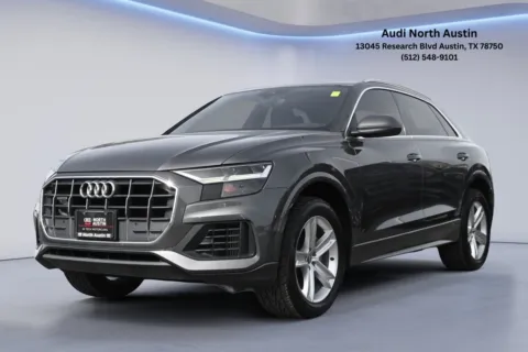 Gray 2019 Audi Q8 Premium for sale in Austin, TX