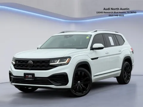 White 2021 Volkswagen Atlas 3.6L V6 SEL Premium R-Line for sale in Austin, TX