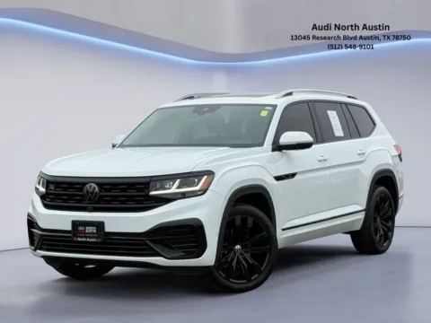 White 2021 Volkswagen Atlas 3.6L V6 SEL Premium R-Line for sale in Austin, TX