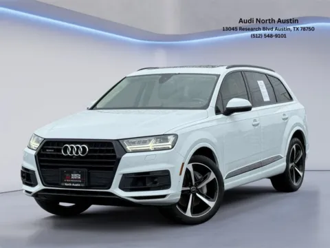 White 2019 Audi Q7 55 Premium Plus for sale in Austin, TX