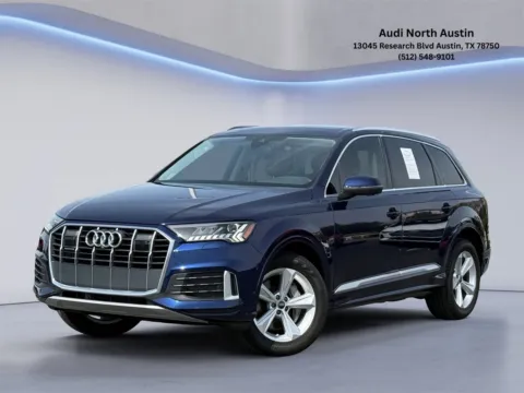 Blue 2024 Audi Q7 Premium Plus for sale in Austin, TX