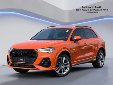 Orange 2023 Audi Q3 S line Premium Plus for sale in Austin, TX