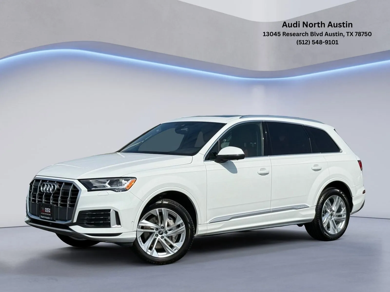 White 2023 Audi Q7 Premium for sale in Austin, TX