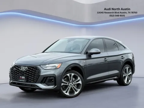 Gray 2023 Audi Q5 Sportback S line Premium Plus for sale in Austin, TX