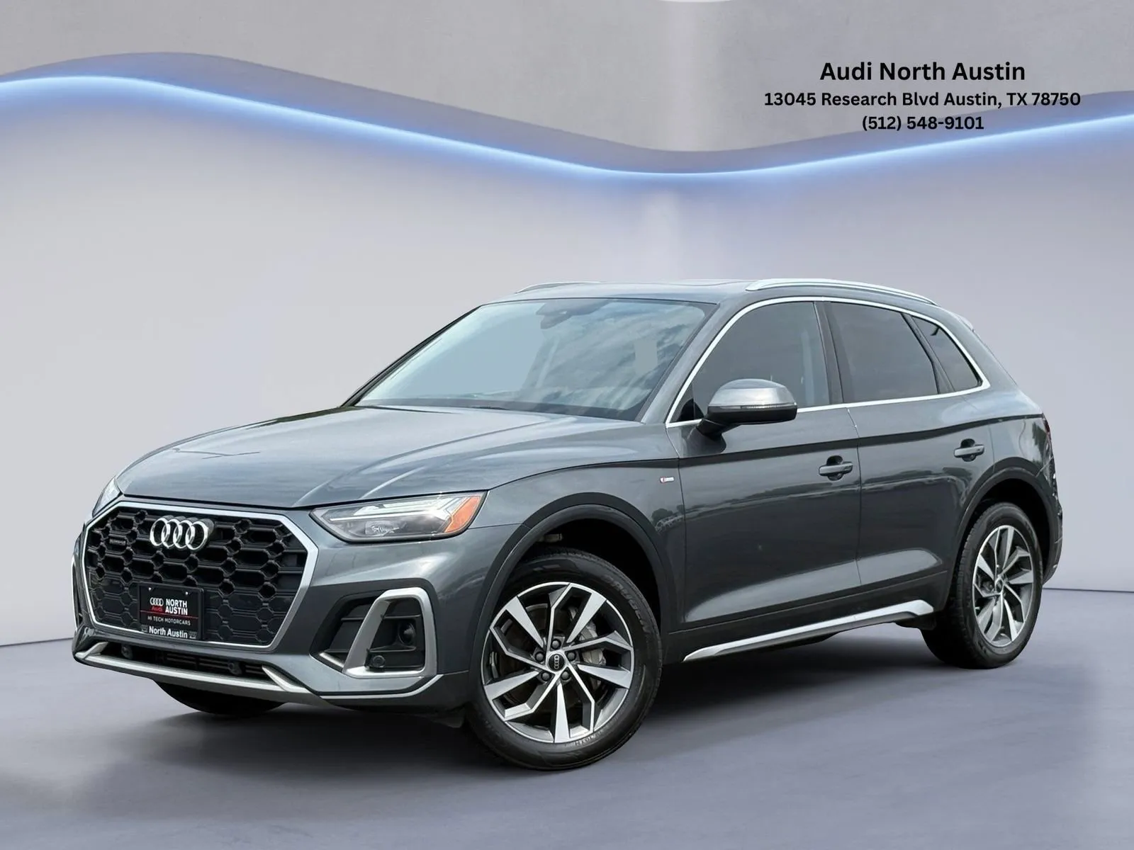 Gray 2023 Audi Q5 S line Premium for sale in Austin, TX