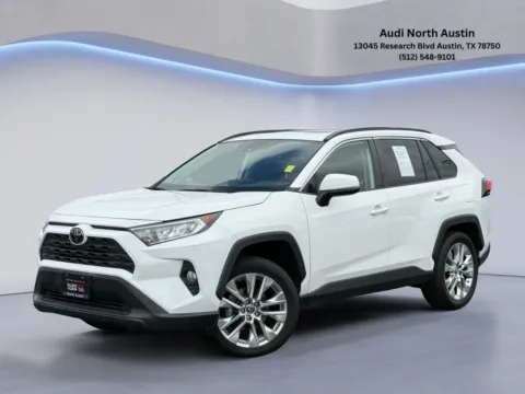 White 2019 Toyota RAV4 XLE Premium for sale in Austin, TX