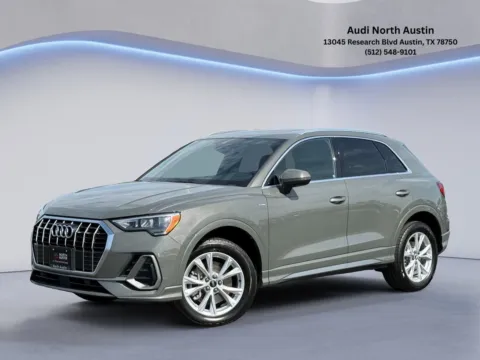 Gray 2021 Audi Q3 S line Premium for sale in Austin, TX
