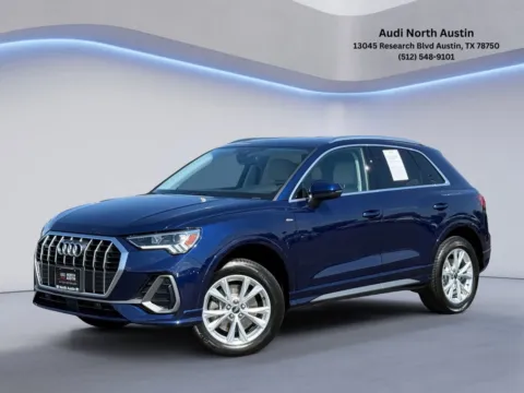 Blue 2025 Audi Q3 S line Premium for sale in Austin, TX