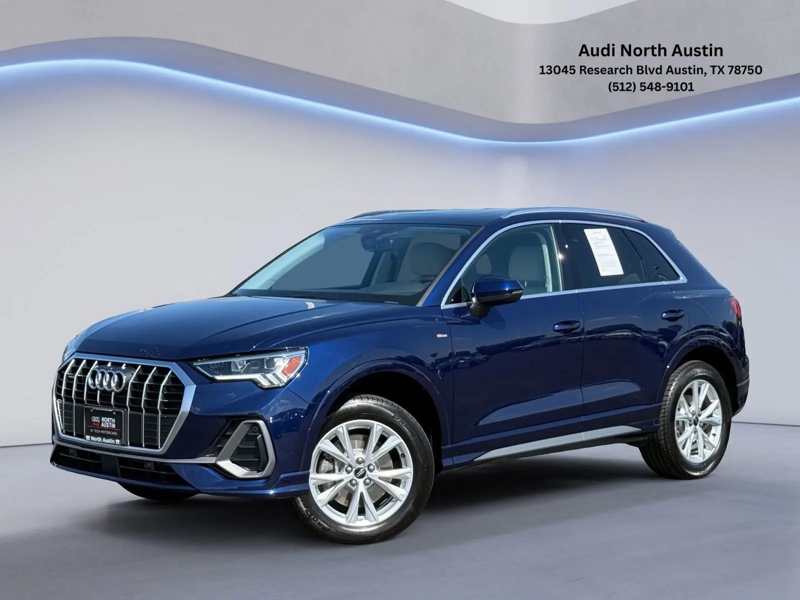 Blue 2025 Audi Q3 S line Premium for sale in Austin, TX