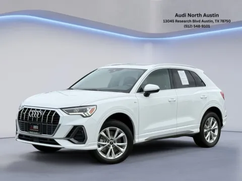White 2025 Audi Q3 S line Premium for sale in Austin, TX