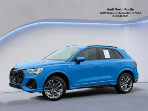 Blue 2023 Audi Q3 S line Premium Plus for sale in Austin, TX