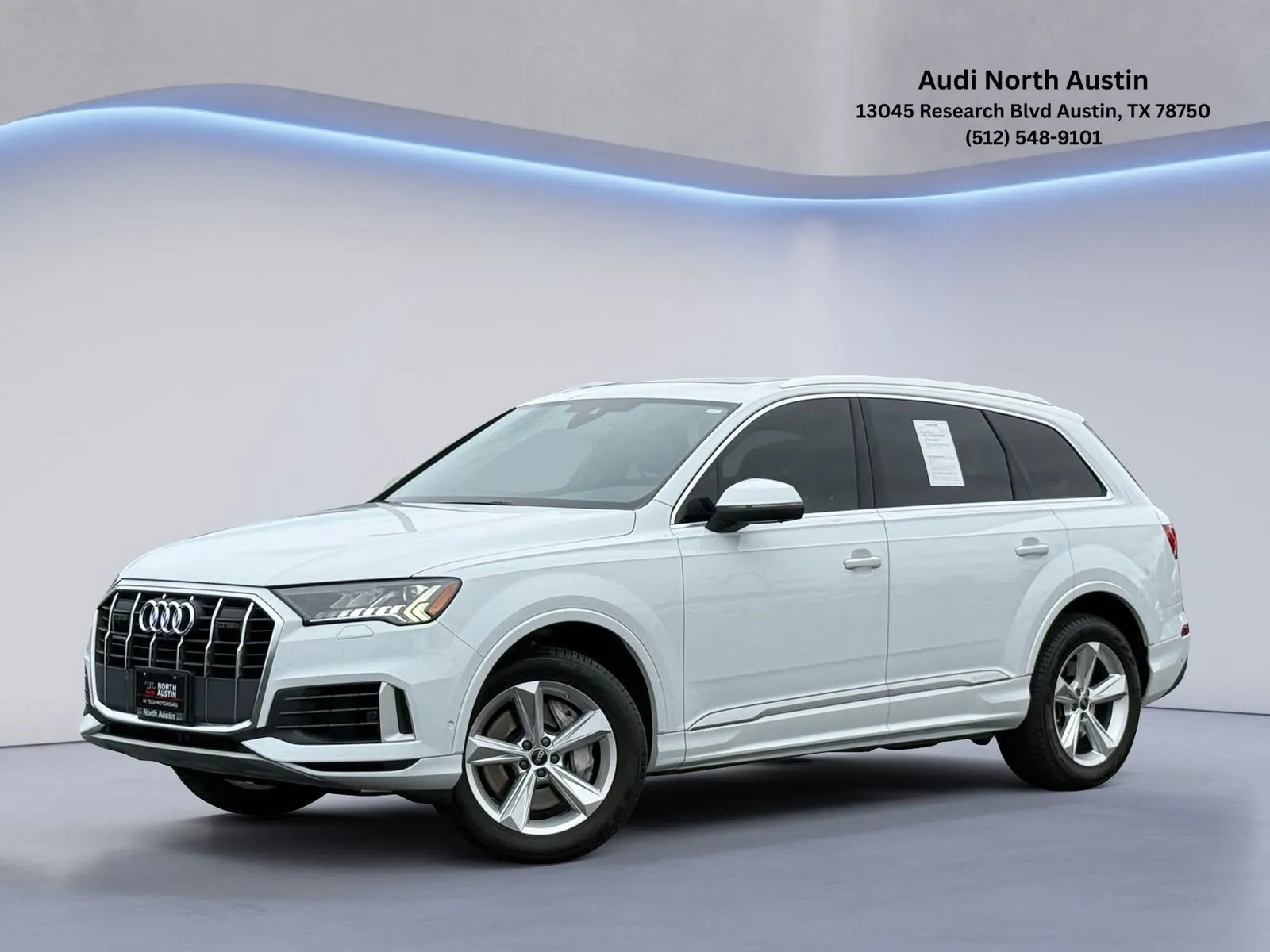 White 2023 Audi Q7 Premium for sale in Austin, TX