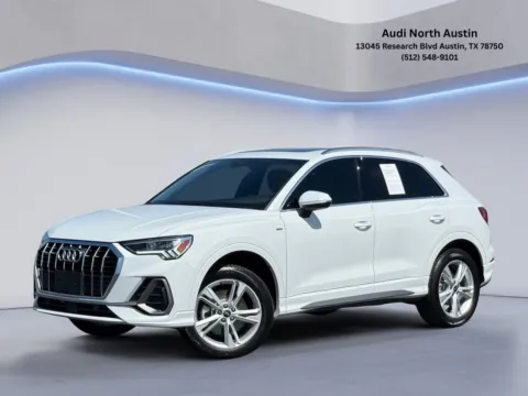 White 2024 Audi Q3 S line Premium Plus for sale in Austin, TX