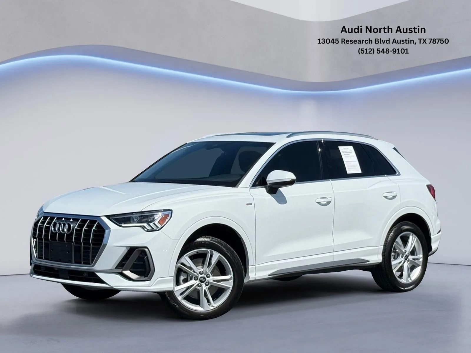 White 2024 Audi Q3 S line Premium Plus for sale in Austin, TX
