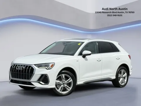 White 2023 Audi Q3 S line Premium for sale in Austin, TX