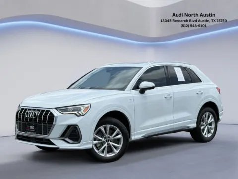 White 2023 Audi Q3 S line Premium Plus for sale in Austin, TX
