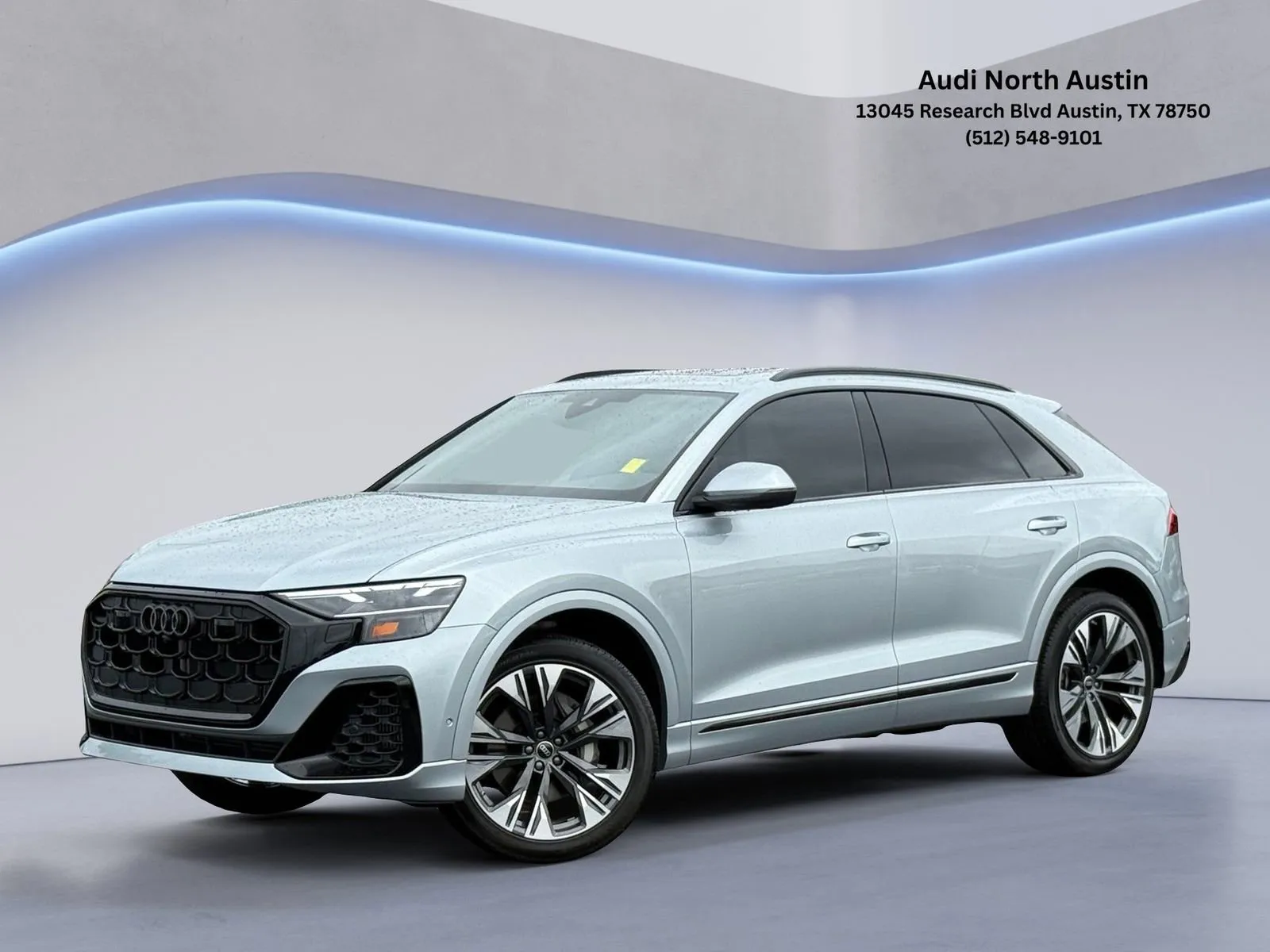 Silver 2025 Audi Q8 Premium Plus for sale in Austin, TX