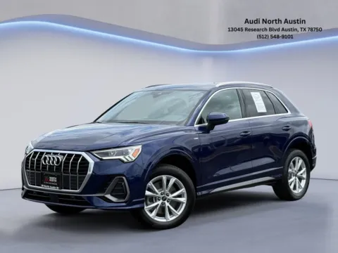 Blue 2025 Audi Q3 S line Premium for sale in Austin, TX