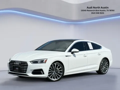 White 2019 Audi A5 Sportback Premium Plus for sale in Austin, TX