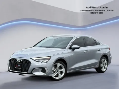 Silver 2023 Audi A3 Premium Plus for sale in Austin, TX