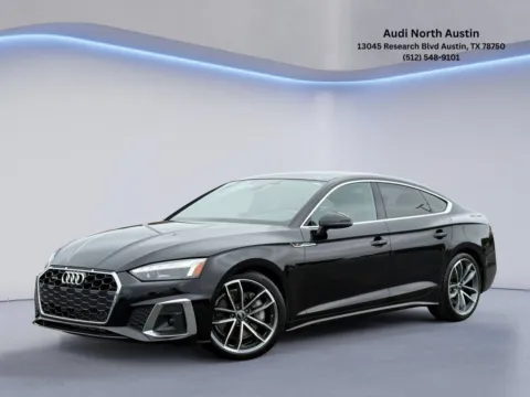 Black 2023 Audi A5 Sportback S line Premium Plus for sale in Austin, TX