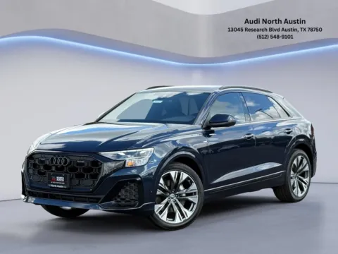 Blue 2026 Audi Q8 Premium Plus for sale in Austin, TX