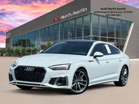 White 2023 Audi A5 Sportback S line Premium Plus for sale in Austin, TX