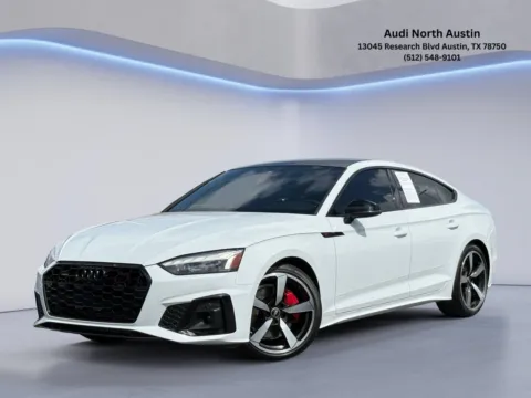 White 2023 Audi A5 Sportback S line Premium Plus for sale in Austin, TX