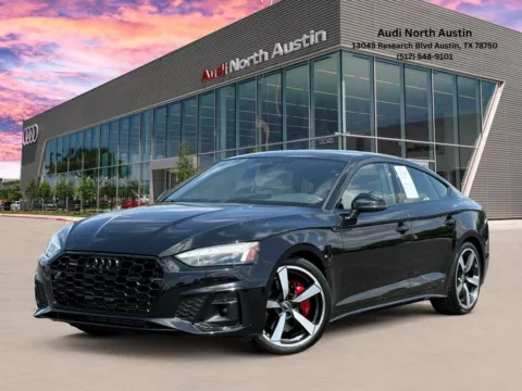 Black 2023 Audi A5 Sportback S line Premium Plus for sale in Austin, TX
