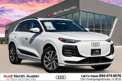White 2025 Audi Q6 e-tron Premium for sale in Austin, TX