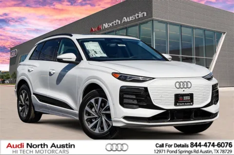 White 2025 Audi Q6 e-tron Premium for sale in Austin, TX