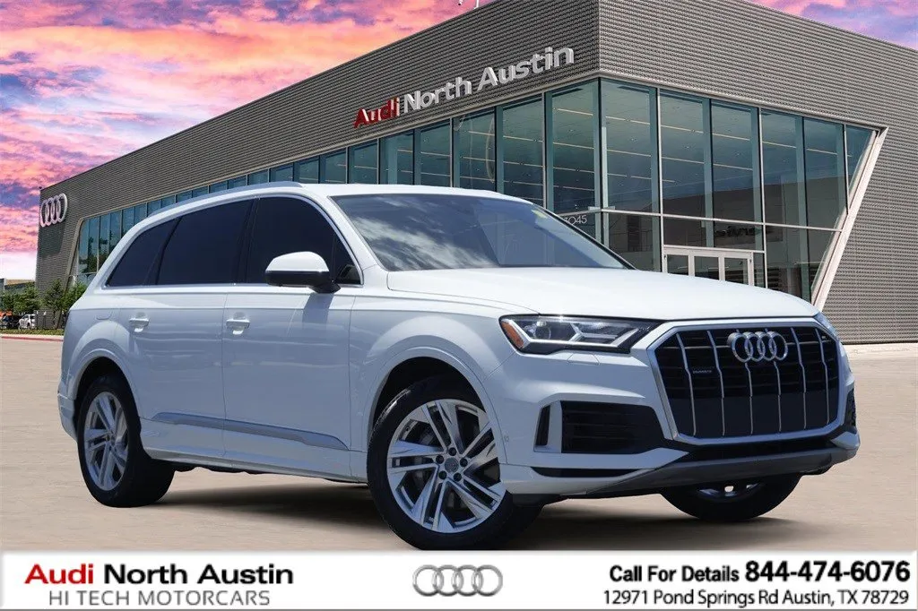 White 2022 Audi Q7 Premium for sale in Austin, TX