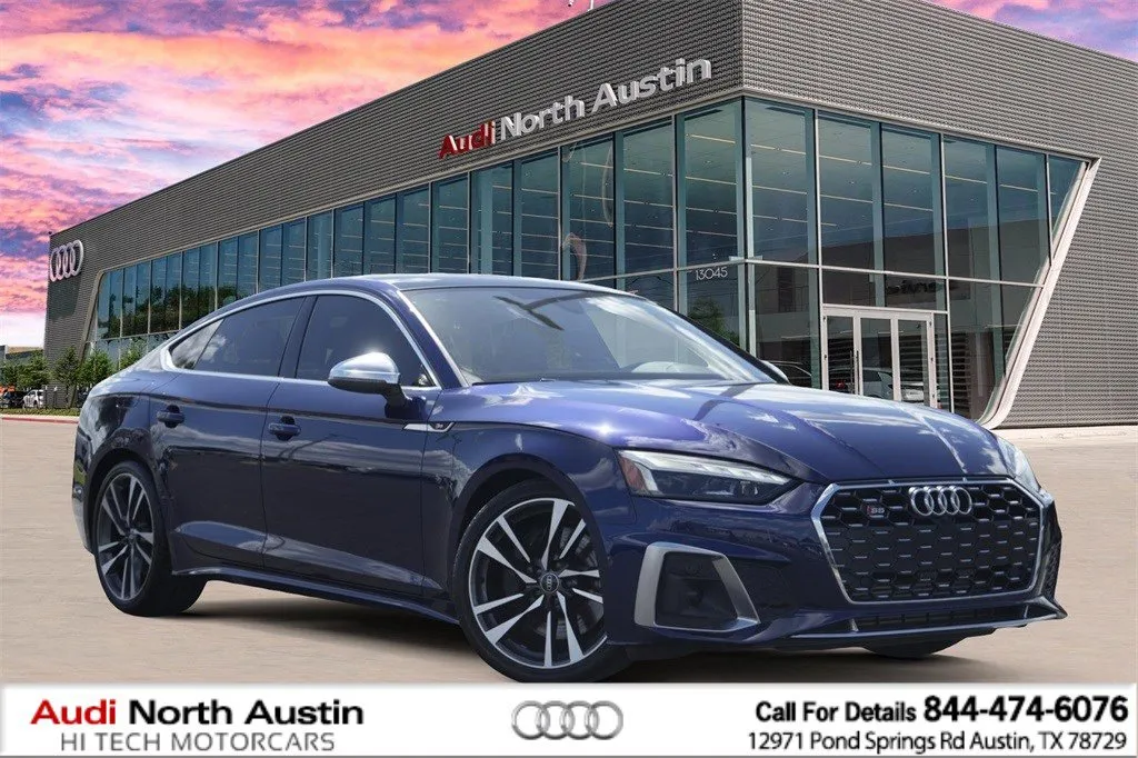 Blue 2022 Audi S5 Sportback Premium for sale in Austin, TX