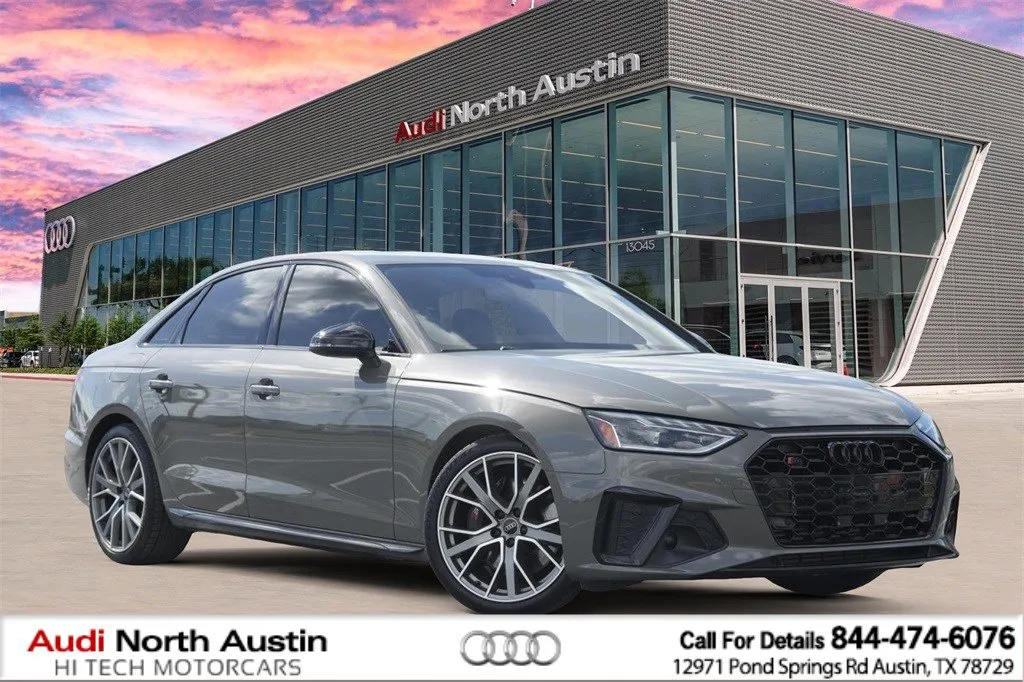 Gray 2023 Audi S4 Sedan Premium Plus for sale in Austin, TX