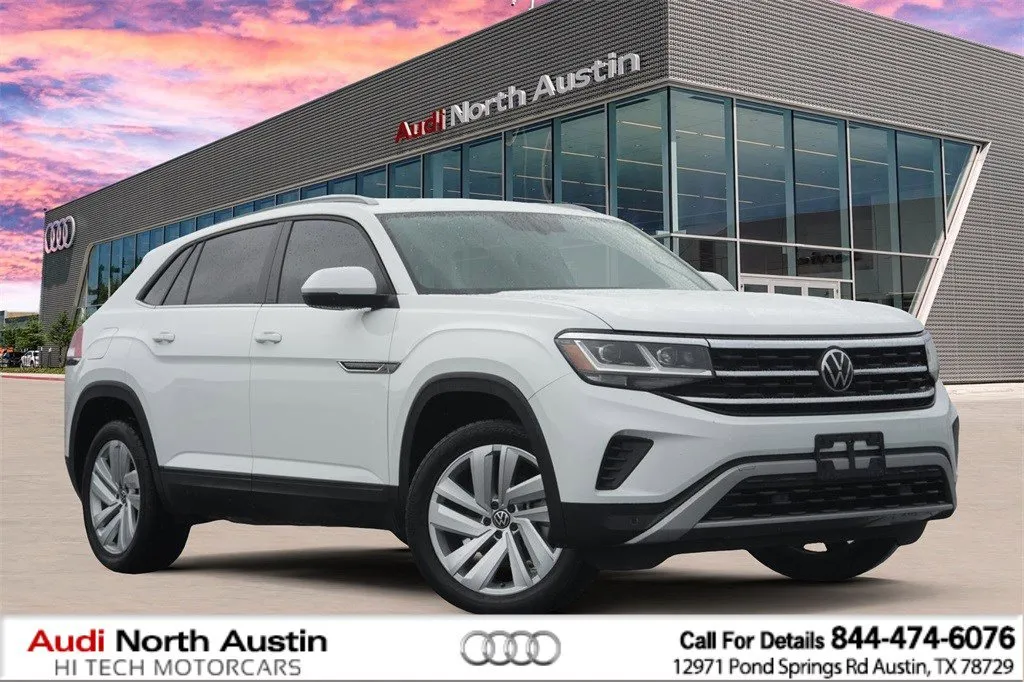 White 2021 Volkswagen Atlas Cross Sport 2.0T SE w/Technology for sale in Austin, TX