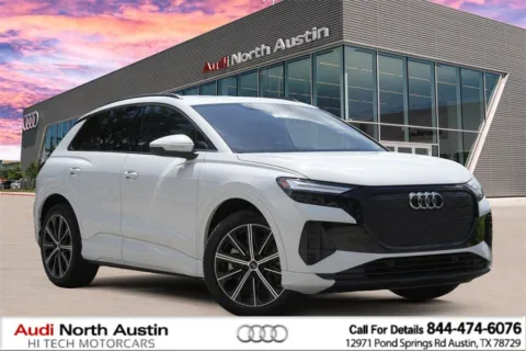White 2025 Audi Q4 e-tron Premium Plus for sale in Austin, TX