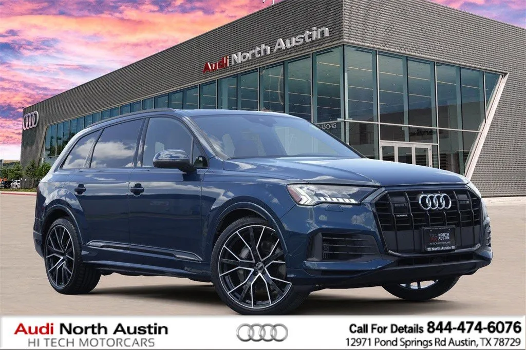 Blue 2022 Audi Q7 Prestige for sale in Austin, TX