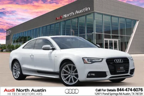 White 2016 Audi A5 2.0T Premium Plus for sale in Austin, TX