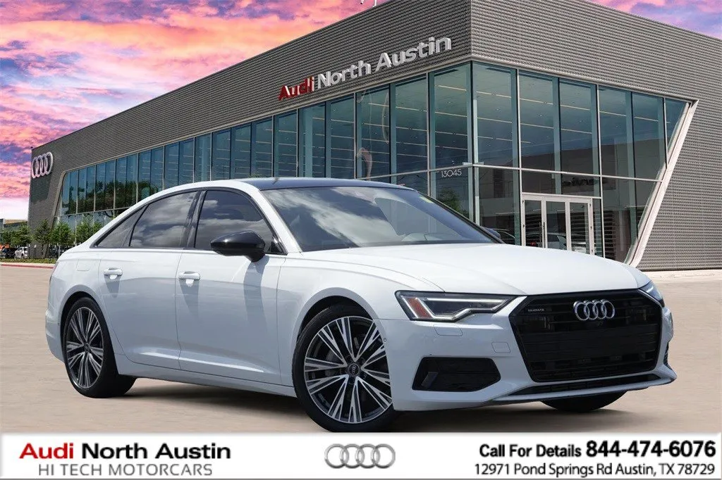 White 2021 Audi A6 Sport Premium Plus for sale in Austin, TX