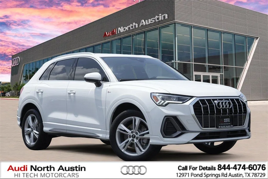 White 2024 Audi Q3 S line Premium Plus for sale in Austin, TX