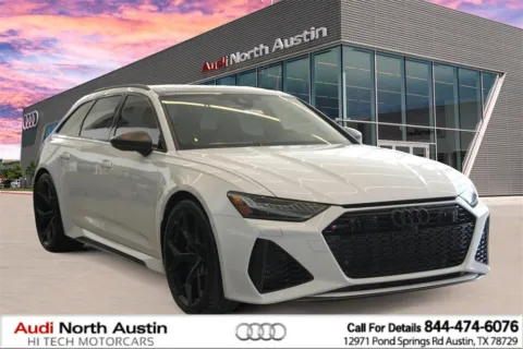 White 2025 Audi RS 6 Avant performance for sale in Austin, TX