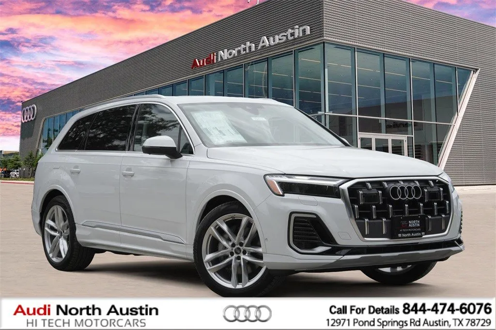White 2025 Audi Q7 Premium Plus for sale in Austin, TX