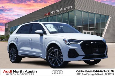 White 2025 Audi Q3 S line Premium for sale in Austin, TX