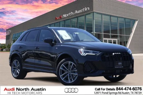 Black 2025 Audi Q3 S line Premium for sale in Austin, TX