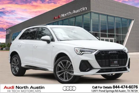 White 2025 Audi Q3 S line Premium for sale in Austin, TX
