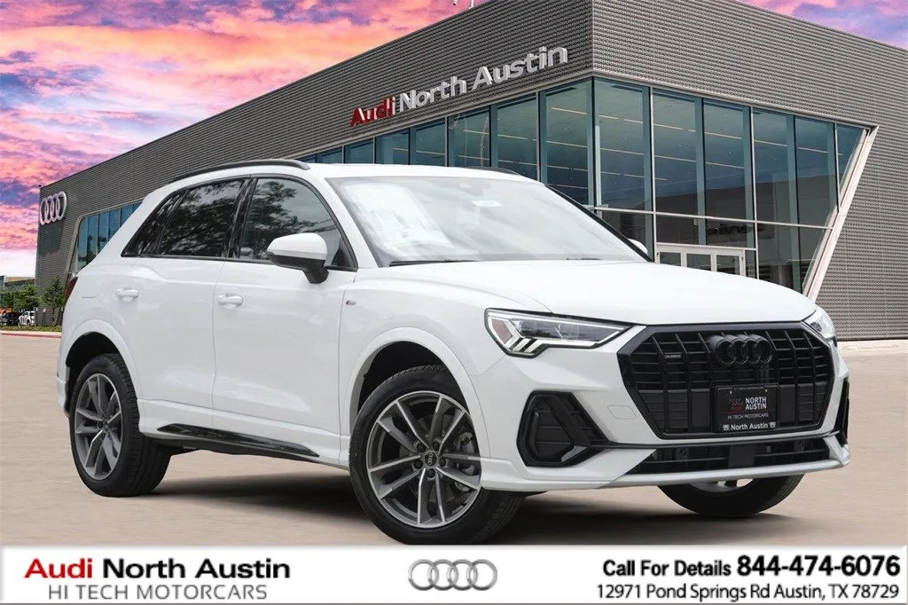 White 2025 Audi Q3 S line Premium for sale in Austin, TX