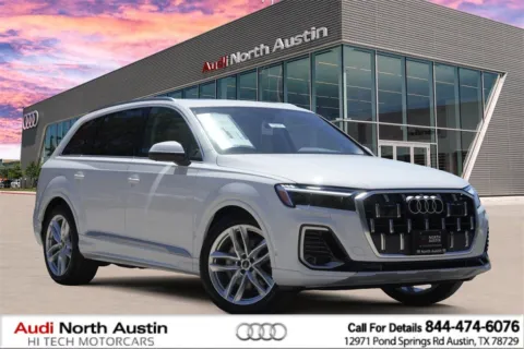 White 2025 Audi Q7 Premium Plus for sale in Austin, TX