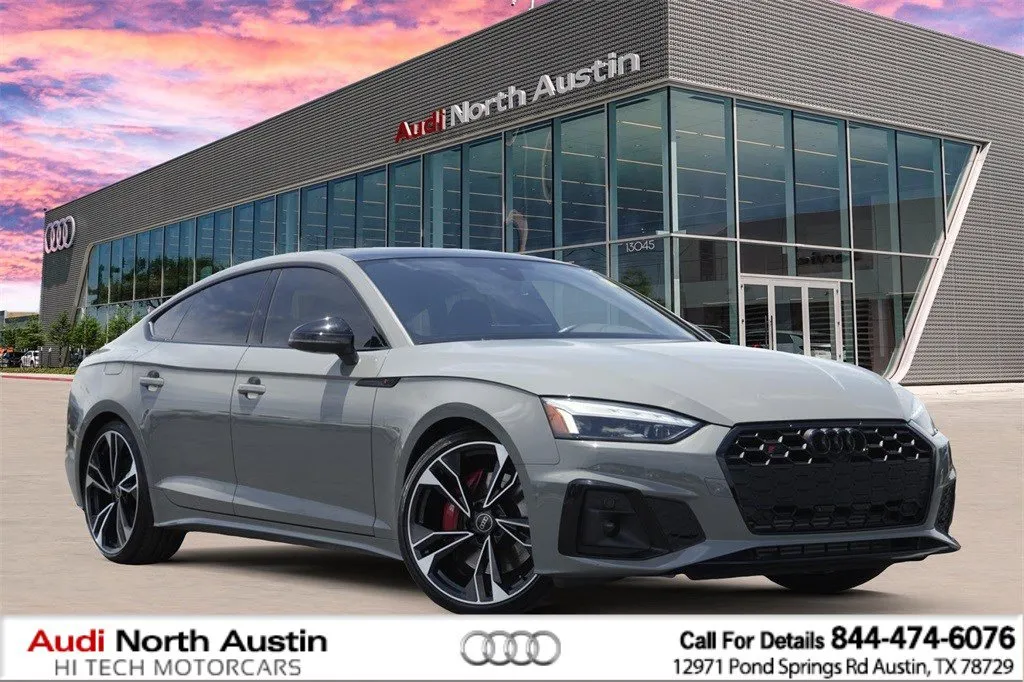 Gray 2022 Audi S5 Sportback Premium Plus for sale in Austin, TX