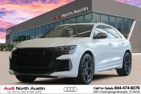 White 2025 Audi RS Q8 performance for sale in Austin, TX